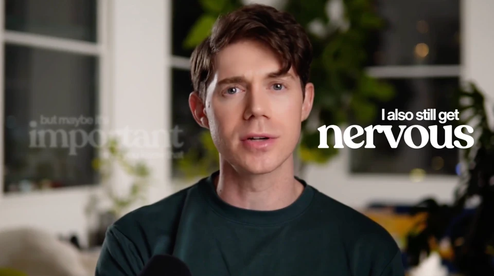 Justin teaching on-camera expression